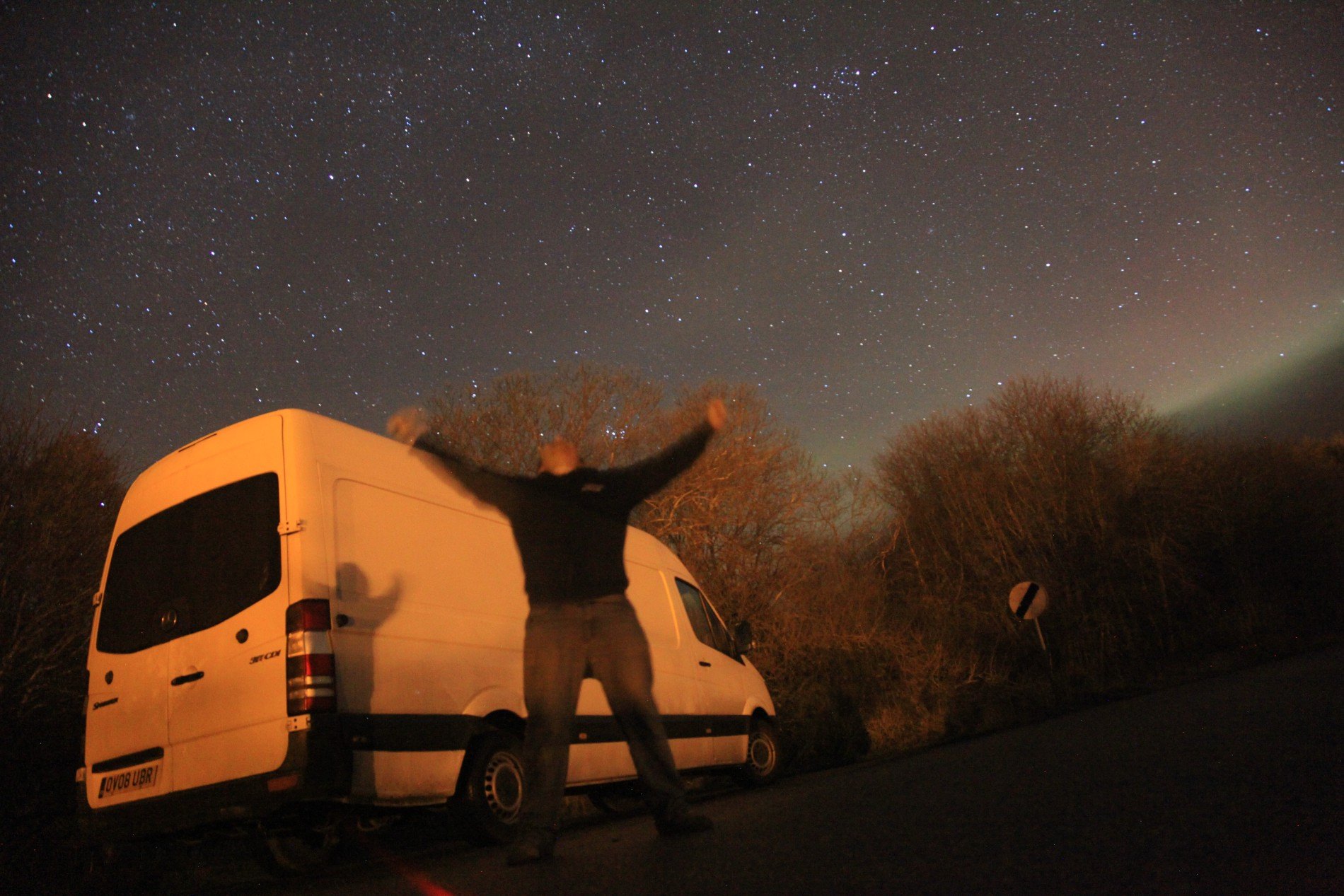 Van + stars