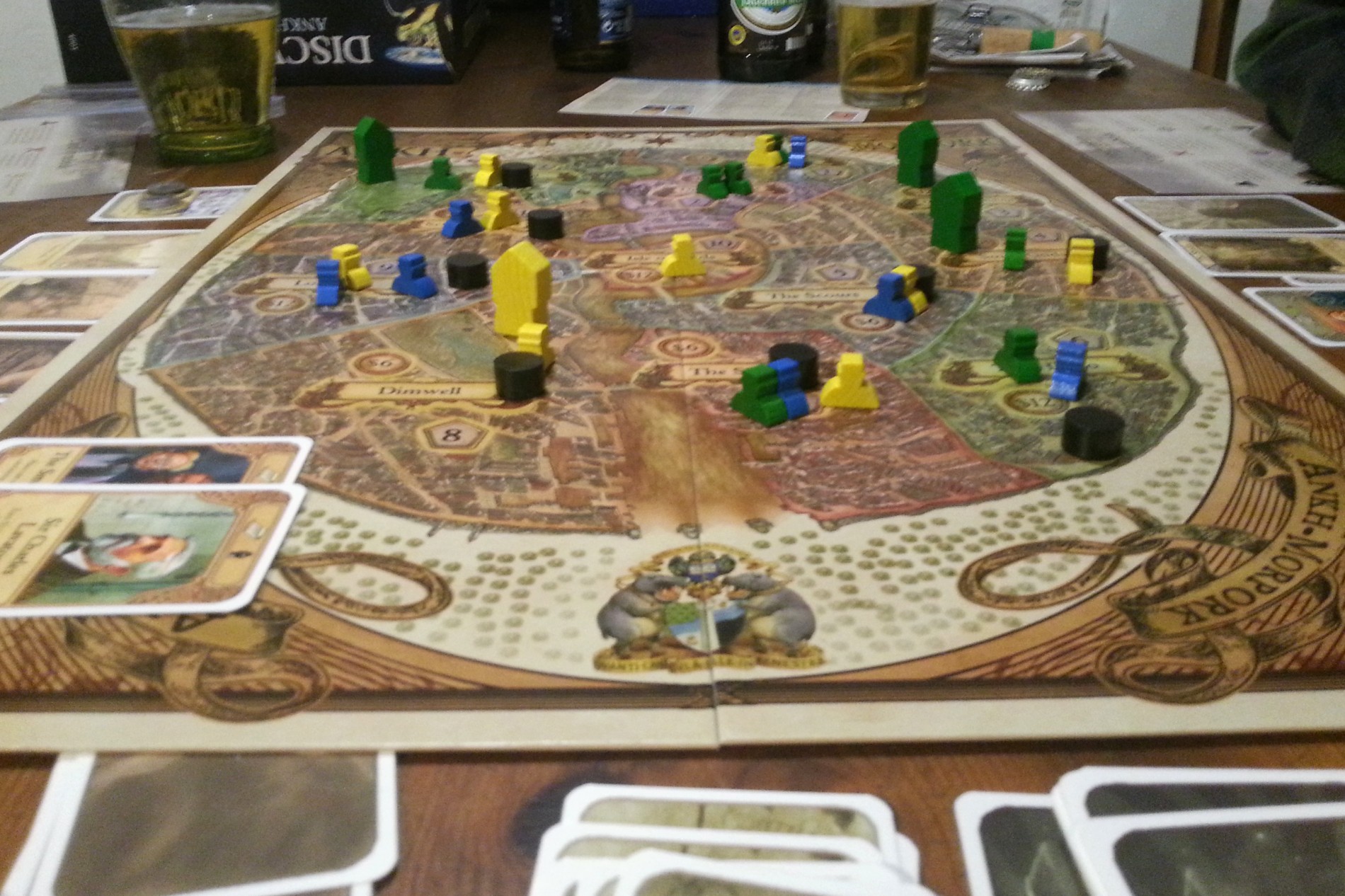 Like the Discwold Anke Morpork board game: you sometimes don't realise you've lost until you do.