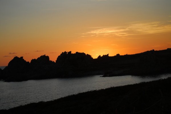 Rocky Sunset Silhouette, St. Agnes, Isles of Scilly