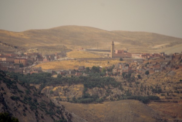 Into the mountains...