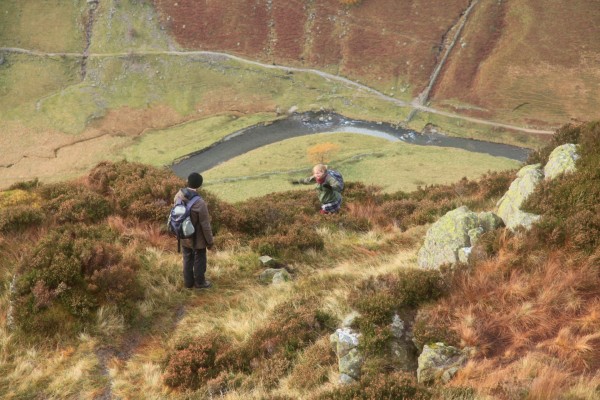 Climbing Eagle Crag, Lake District