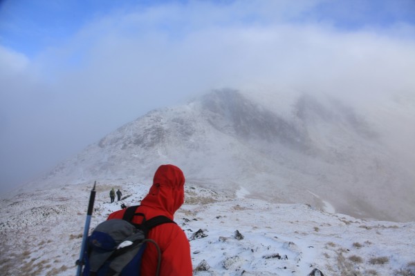 Approaching An Stuc, Scotland