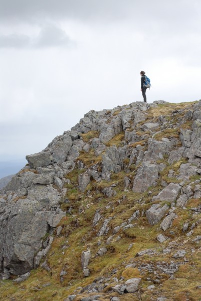 Observing the world, Bidian nam Bian, Glen Coe, Scotland