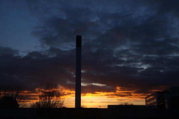 Sunset over Manchester