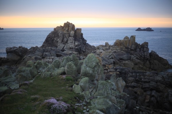 Sea stacks make great scrambling material
