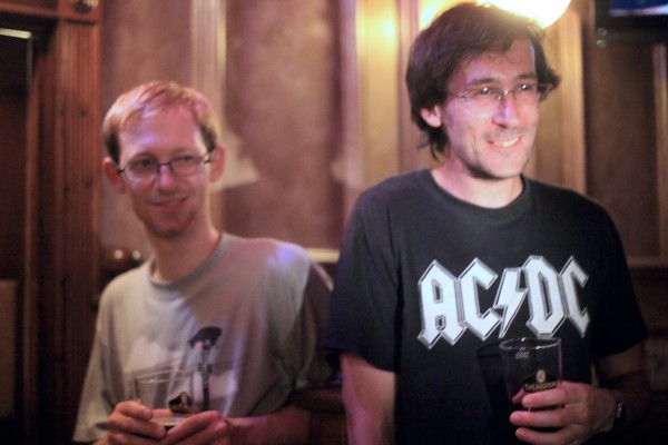 After a few drinks last night and they were, in fact, ready to leave. © Tim Dobson 2013. CC-BY-SA 3.0