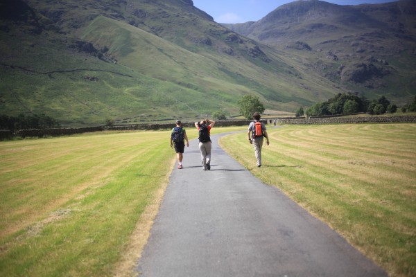 Starting out on the walk