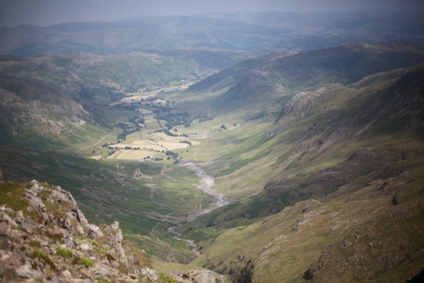 Langdale from Crinkle Crags