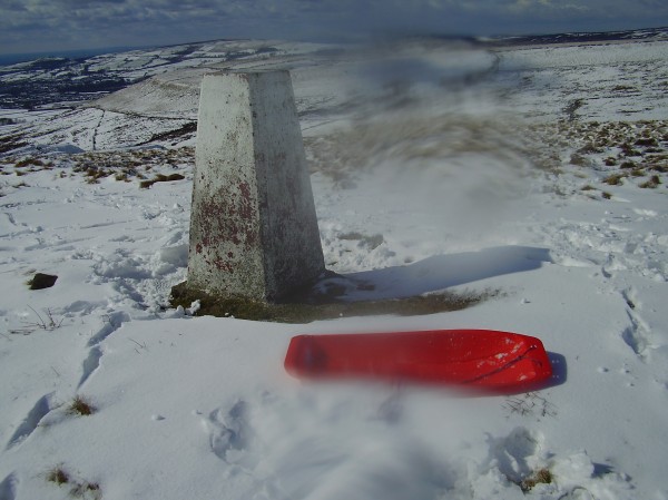 At first when I went winter hiking, I took something to speed up the descent.