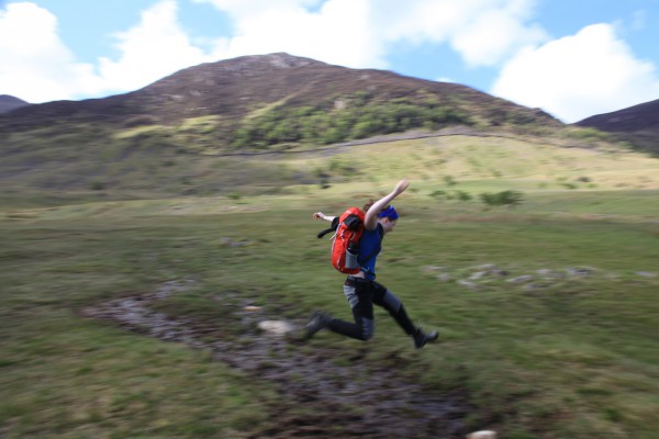 Avoiding mud, Buttermere, Lake District