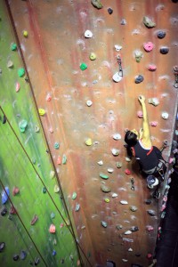 Climbing indoors in Manchester