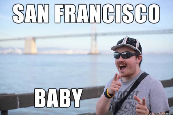 The San Francisco Bay Bridge... and me.