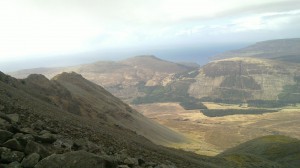 Looking down Core Eich with the best visibility of the week!