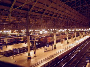 Manchester Piccadilly: Trains can be good for travelling between cities