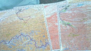 My maps that I lost in the mountains in Kyrgyzstan