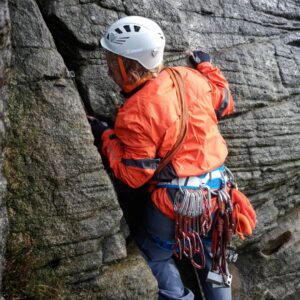 The real climbing adventures are outside on rock